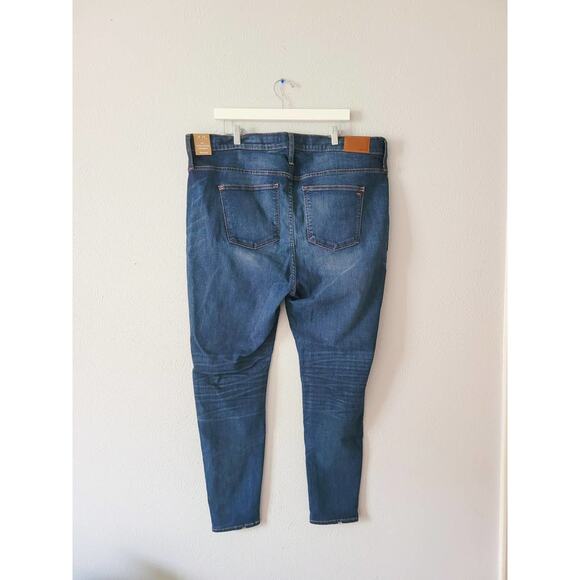 Madewell  10" High Rise Plus SizeSkinny Jeans Adjustable Edition Waist 36 - Picture 2 of 8